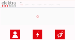 Desktop Screenshot of elektra-kuenten.ch